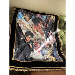2009 Elvis Presley Throw Decorator Blanket Bradford Exchange Collectible RARE